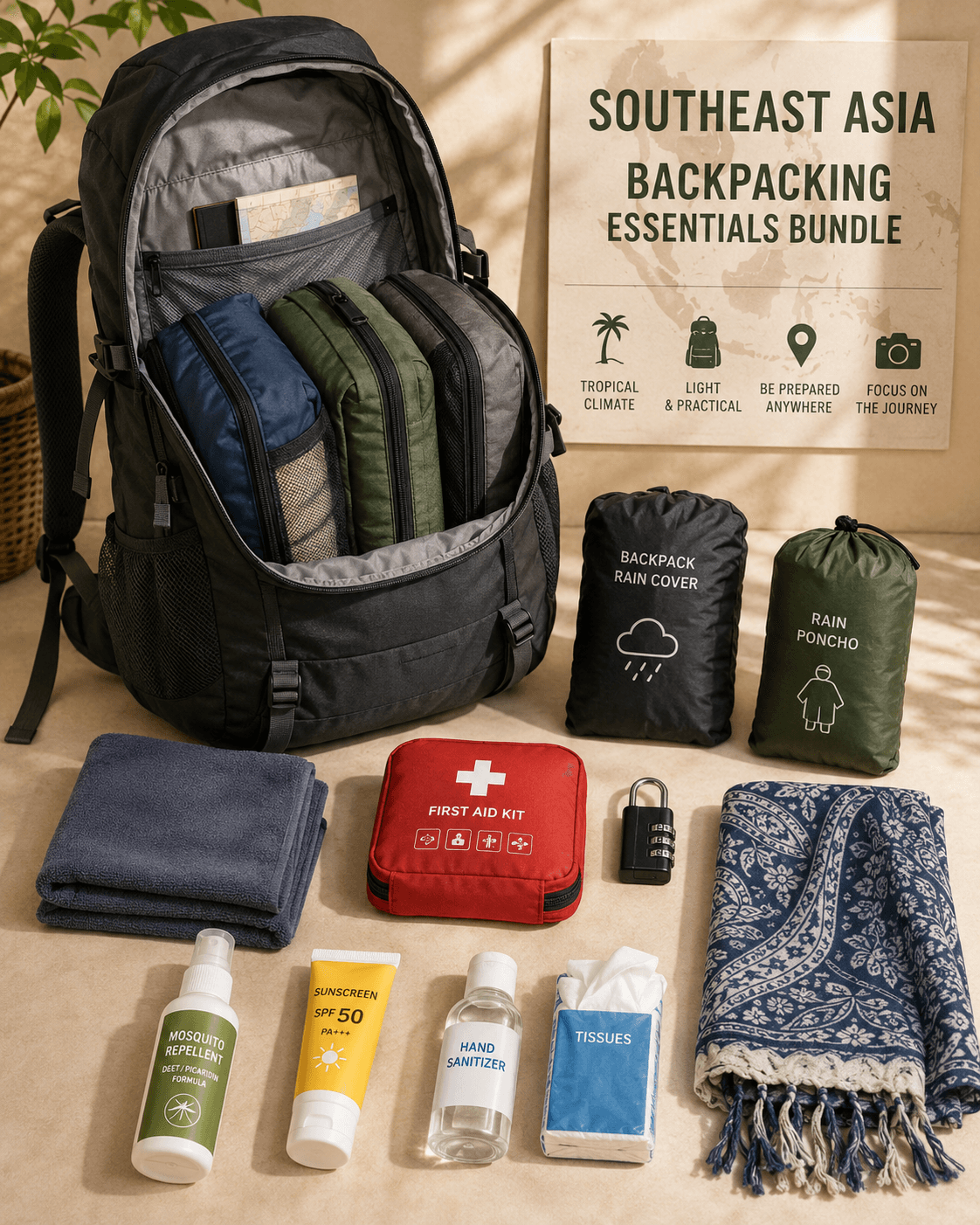 GoPrepped travelkit voor Zuidoost-Azië